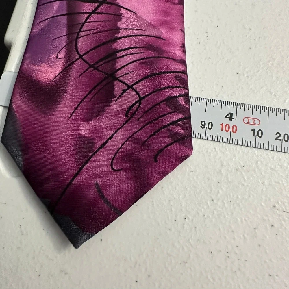 J Garcia Shaman Collection 62 Mens Silk Necktie Abstract Watercolor Art Long